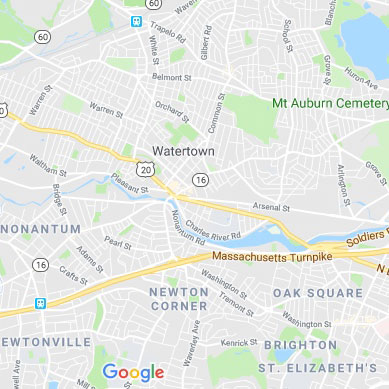 Map Of Watertown, MA